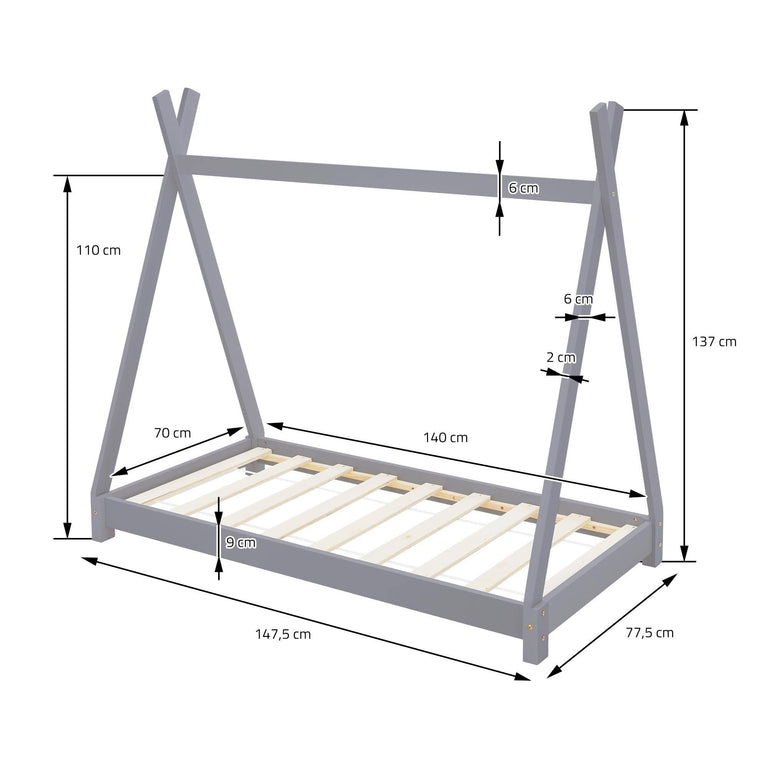 Kinderbedframe Tipi