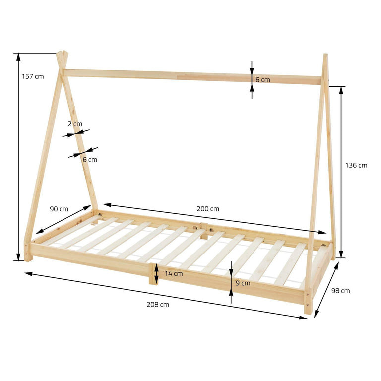 Kinderbedframe Tipi