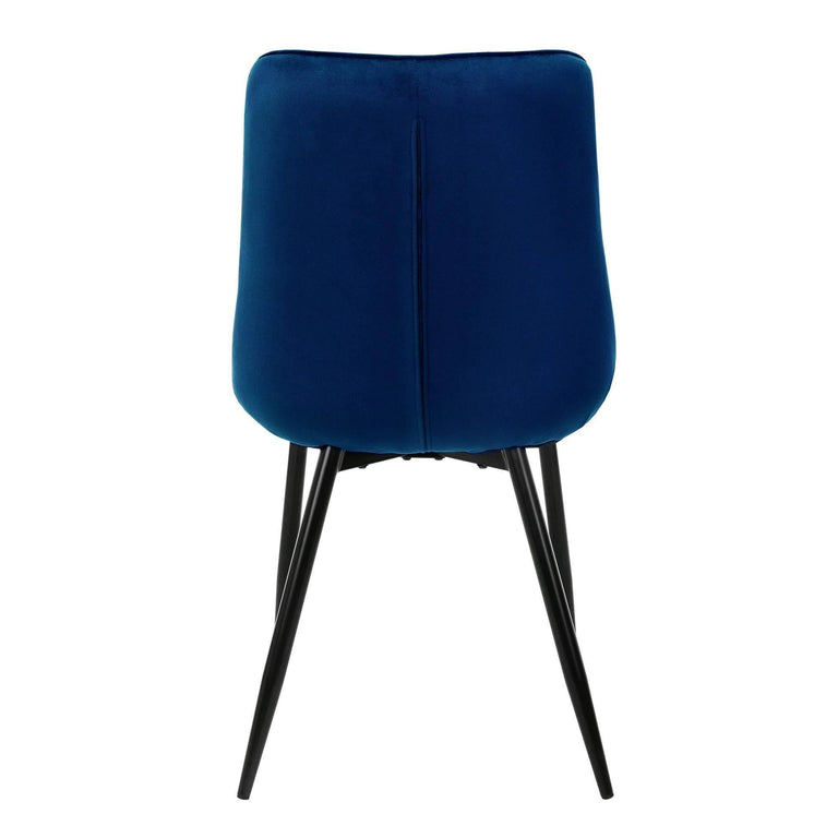 Set van 2 eetkamerstoelen Dahlia velvet