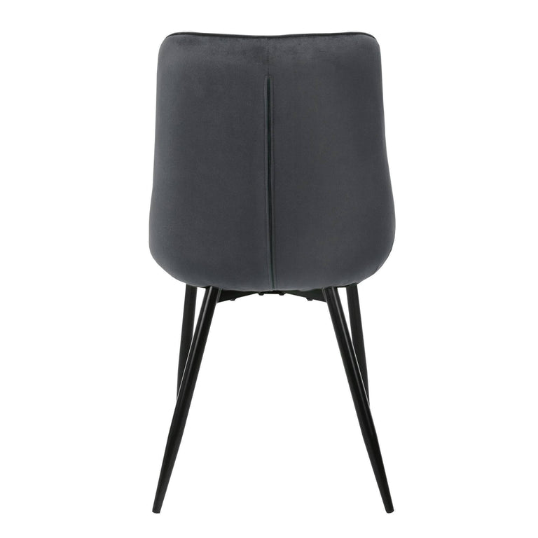 Set van 2 eetkamerstoelen Dahlia velvet