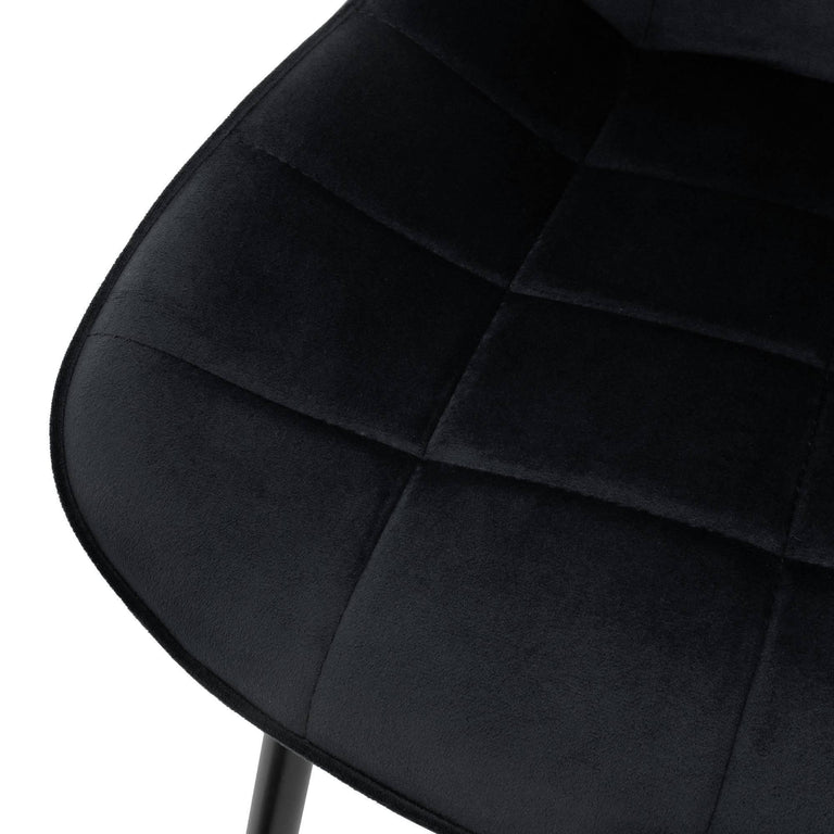 Set van 2 eetkamerstoelen Dahlia velvet