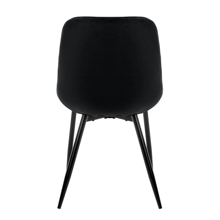 Set van 2 eetkamerstoelen Remy velvet