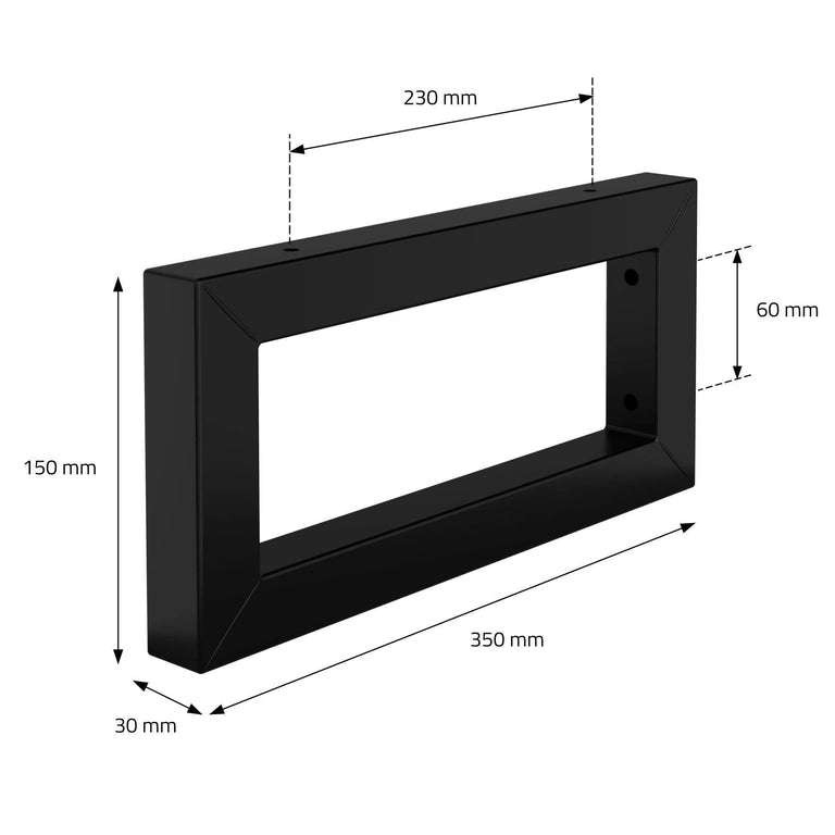 Set van 2 wastafel wandhouders Dharma