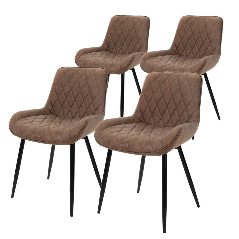 Set van 4 eetkamerstoelen Megan