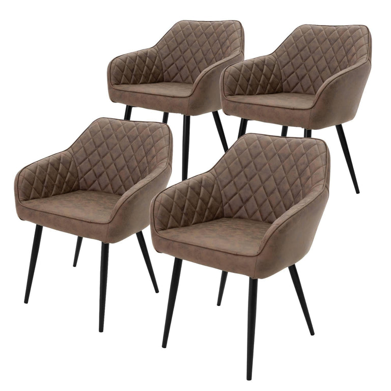 Set van 4 eetkamerstoelen Sanders