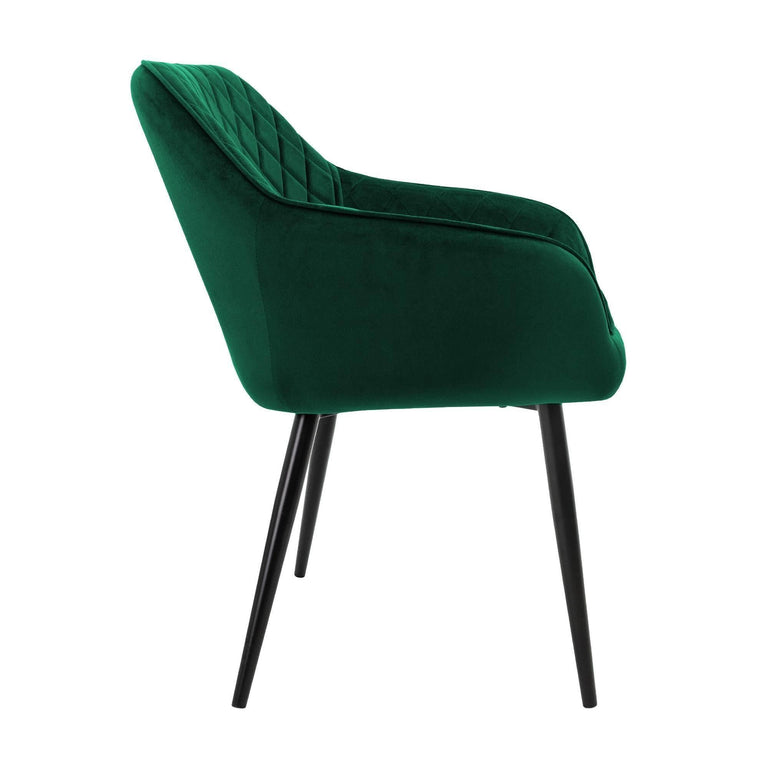 Set van 4 eetkamerstoelen Sanders velvet