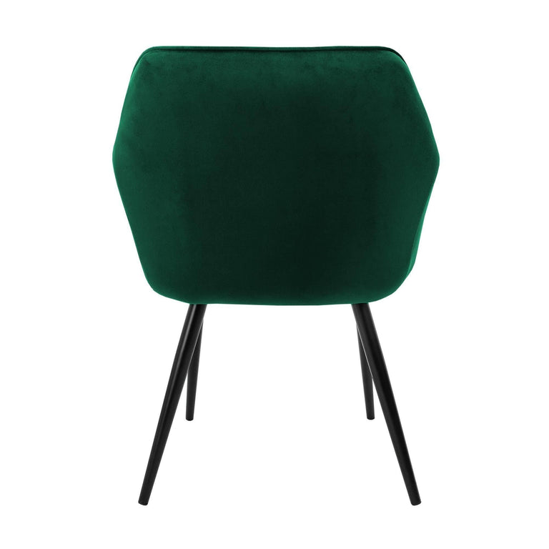 Set van 4 eetkamerstoelen Sanders velvet