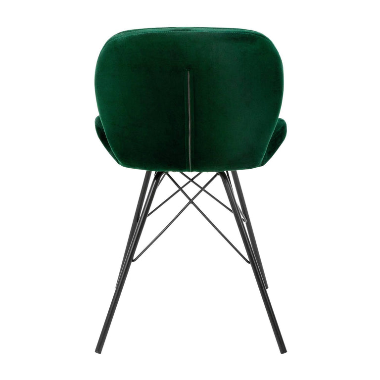 Set van 4 eetkamerstoelen Sandy velvet