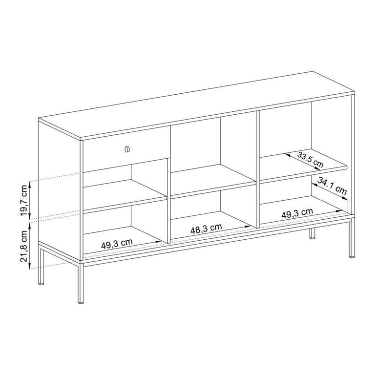 Dressoir Monique 3 deurs 3 lades