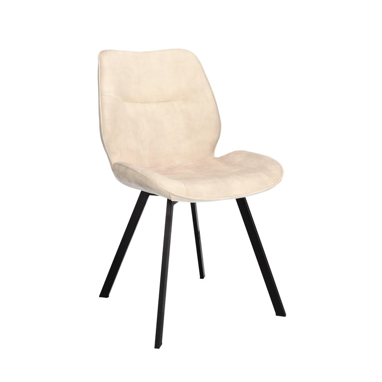 Set van 2 eetkamerstoelen Marie velvet