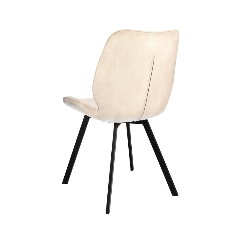 Set van 2 eetkamerstoelen Marie velvet