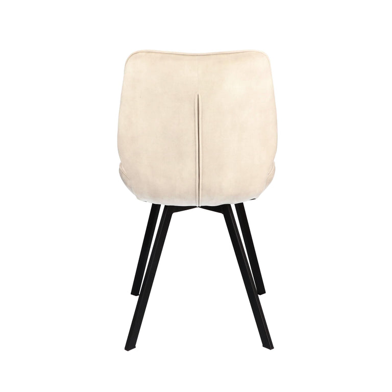 Set van 2 eetkamerstoelen Marie velvet