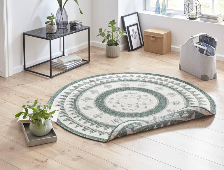 Vloerkleed Jamaica rond in- & outdoor