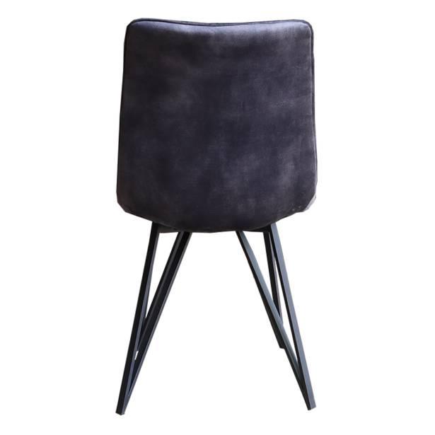 Set van 2 eetkamerstoelen Emma velvet