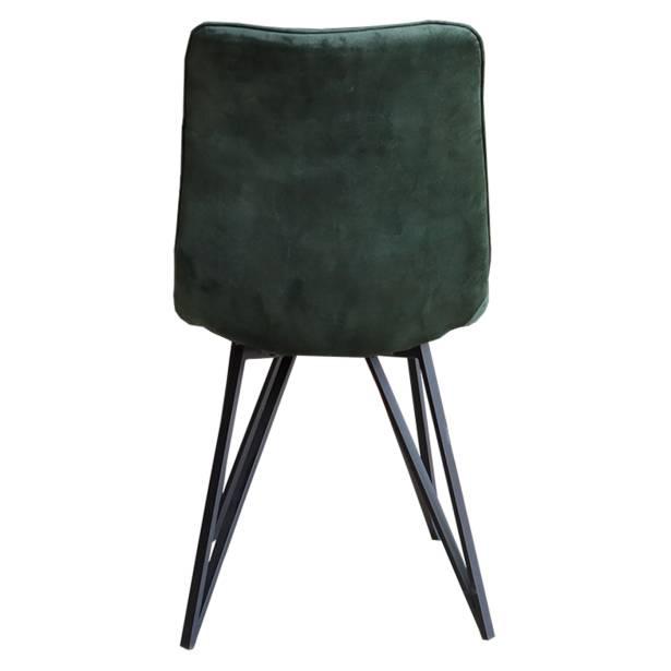 Set van 2 eetkamerstoelen Emma velvet