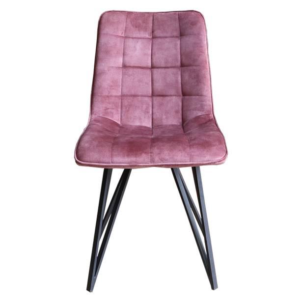 Set van 2 eetkamerstoelen Emma velvet