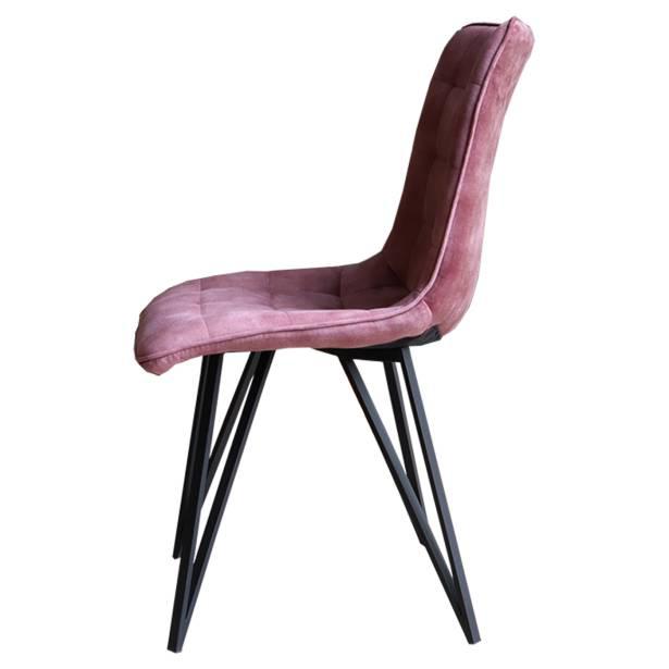 Set van 2 eetkamerstoelen Emma velvet