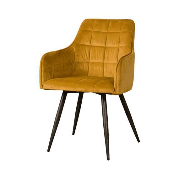 Set van 2 eetkamerstoelen Silva velvet