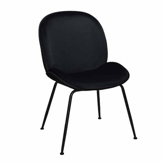 Set van 2 eetkamerstoelen Tori velvet