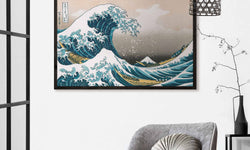 Wanddecoratie The Great Wave, Hokusai