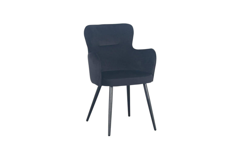 Set van 2 eetkamerstoelen Wing velvet