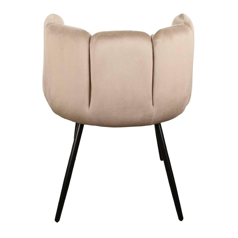 Set van 2 eetkamerstoelen Jupiter velvet