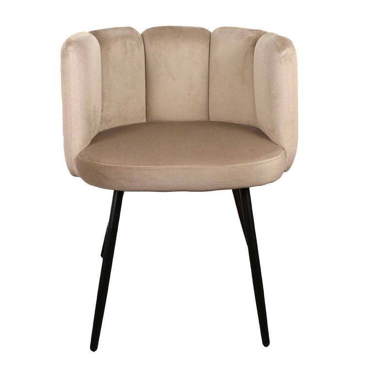 Set van 2 eetkamerstoelen Jupiter velvet