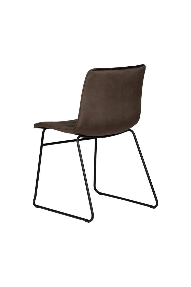 Set van 4 eetkamerstoelen Ripple velvet