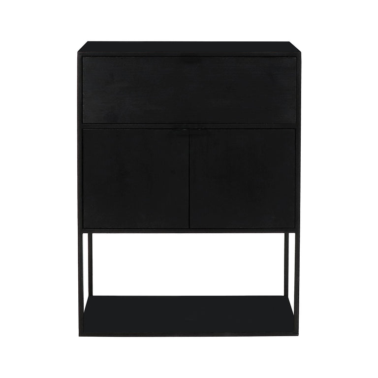 Wandkast Eszential Black 2-lades