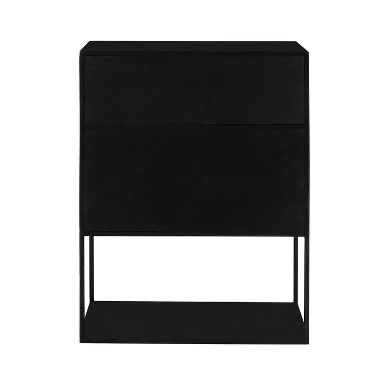 Wandkast Eszential Black 2-lades