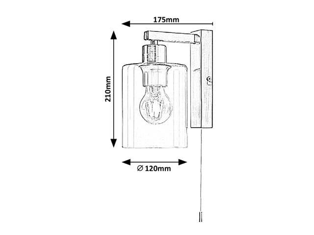 Wandlamp Miroslaw