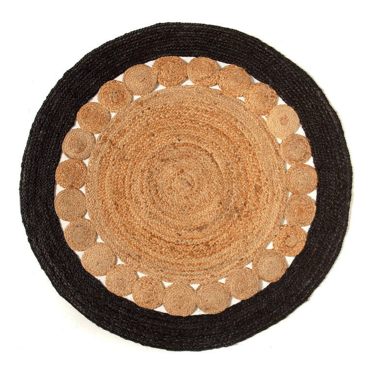 Vloerkleed Julie jute rond