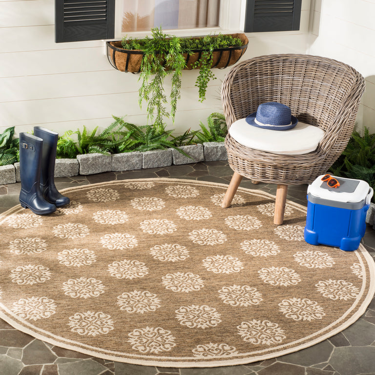 Vloerkleed Cassis ron in- & outdoor