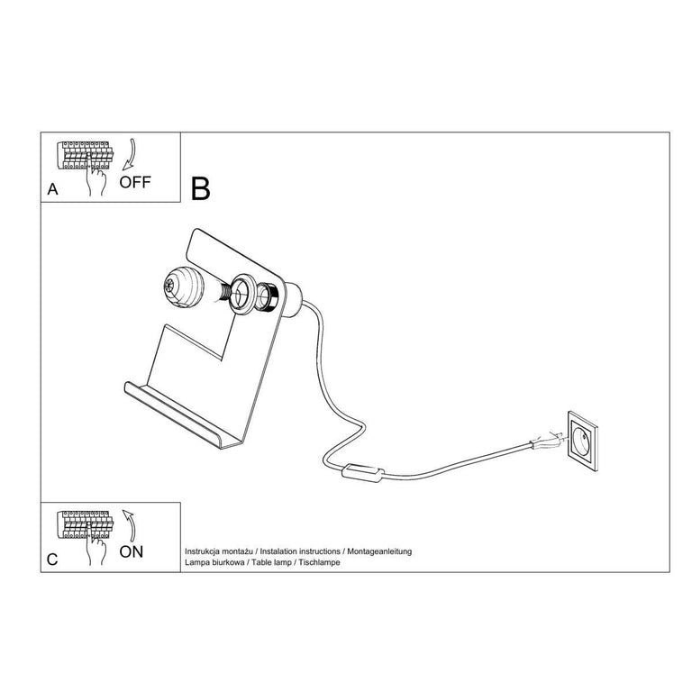 Bureaulamp Incline