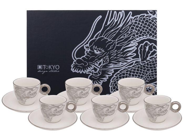 Espresso Set Dragon Platinum