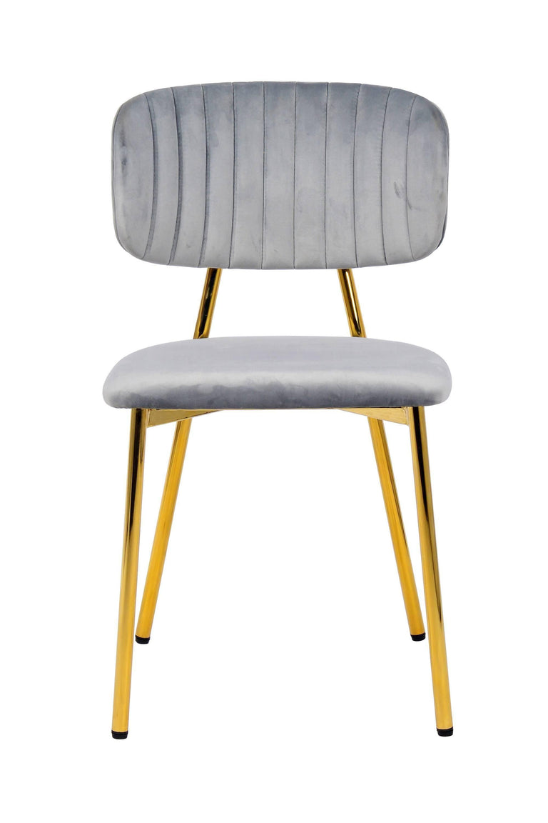 Set van 2 eetkamerstoelen Giselle velvet