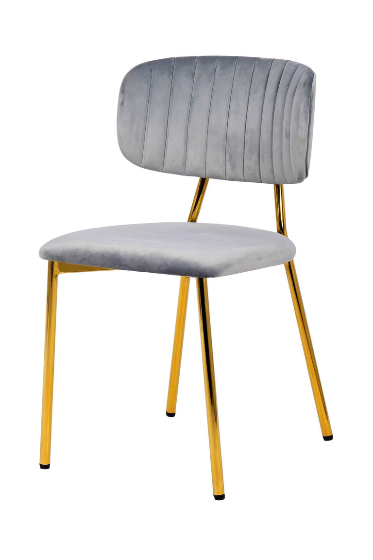 Set van 2 eetkamerstoelen Giselle velvet