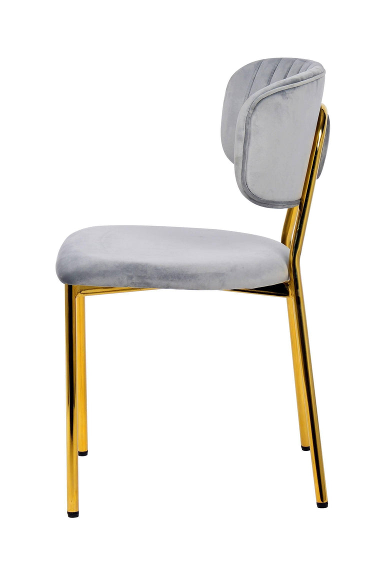 Set van 2 eetkamerstoelen Giselle velvet