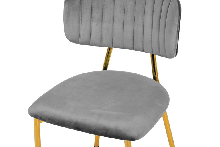 Set van 2 eetkamerstoelen Giselle velvet