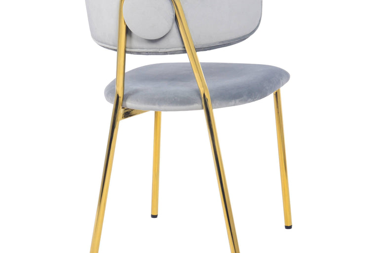 Set van 2 eetkamerstoelen Giselle velvet