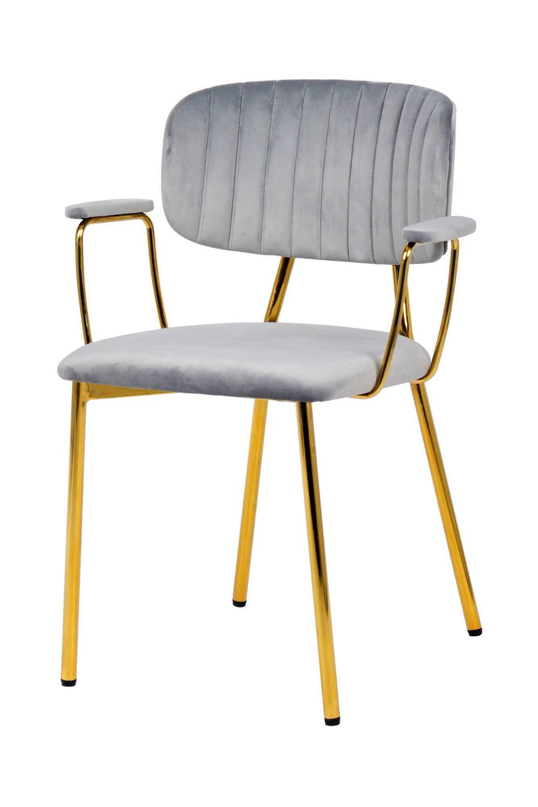 Set van 2 eetkamerstoelen Giselle velvet