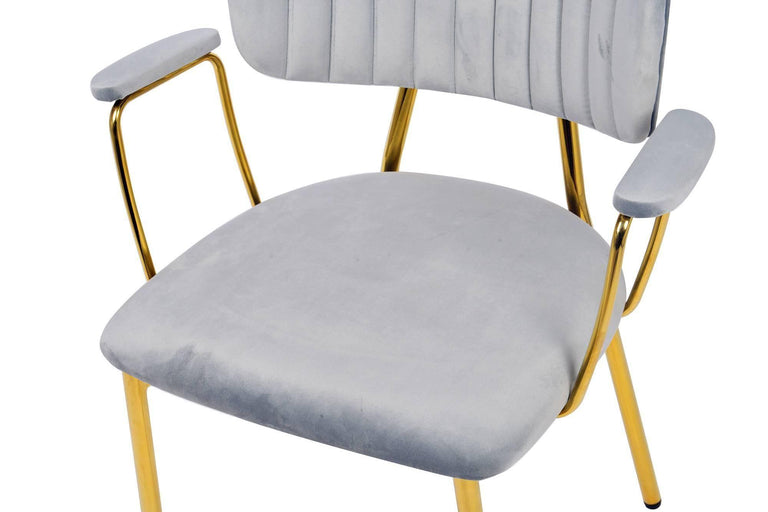 Set van 2 eetkamerstoelen Giselle velvet