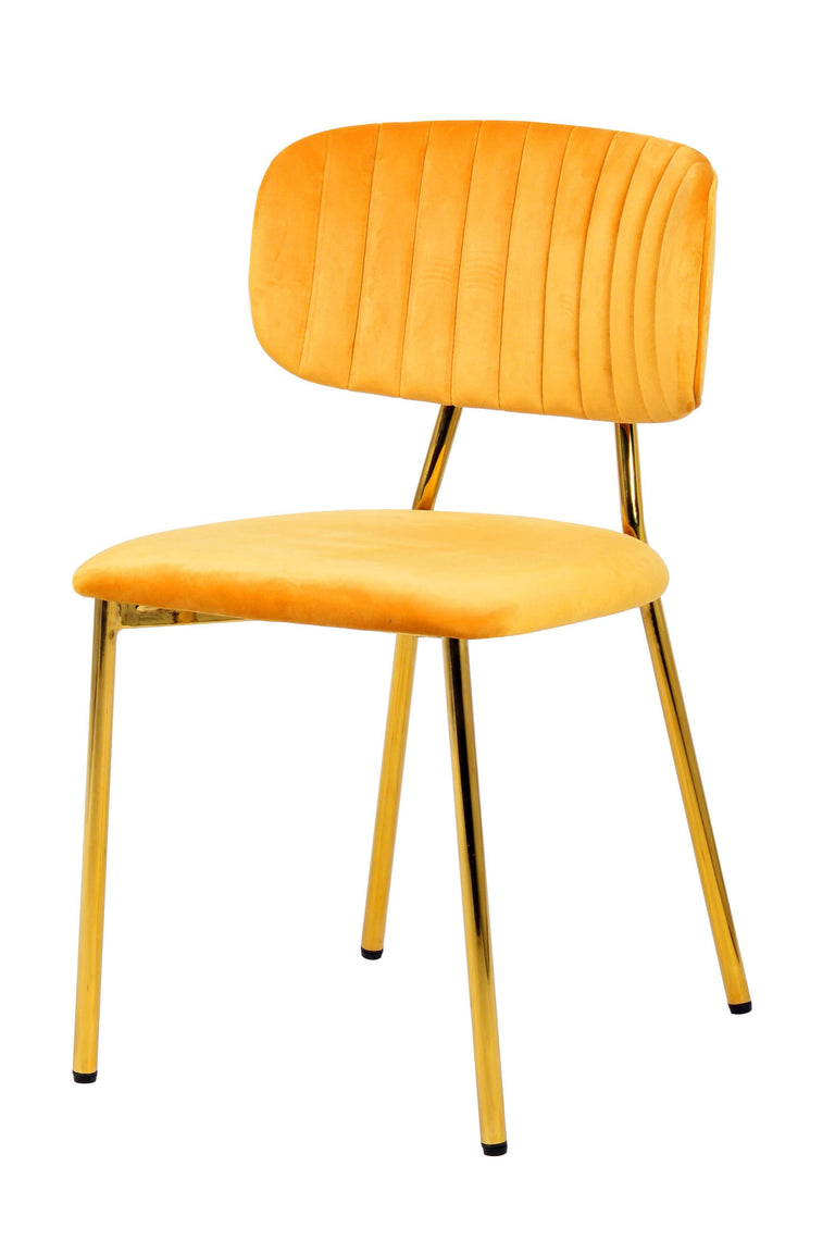 Set van 2 eetkamerstoelen Giselle velvet