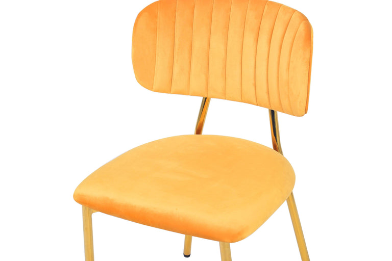 Set van 2 eetkamerstoelen Giselle velvet