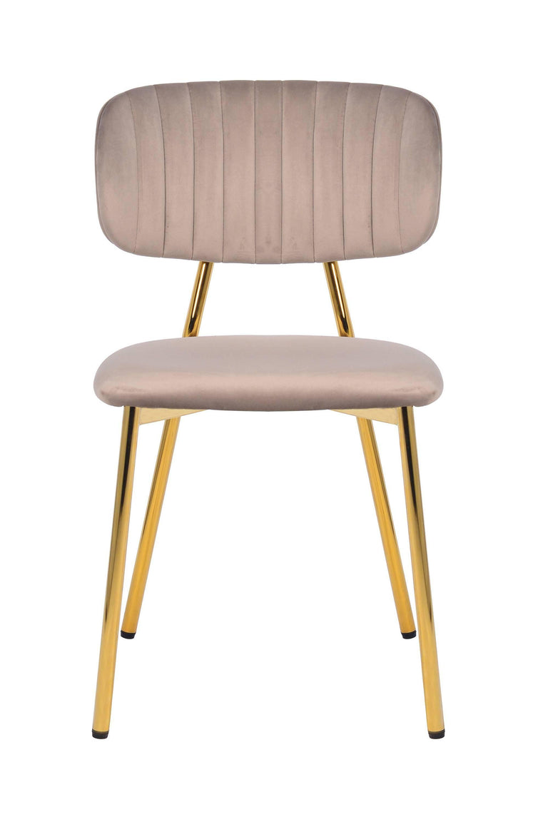 Set van 2 eetkamerstoelen Giselle velvet