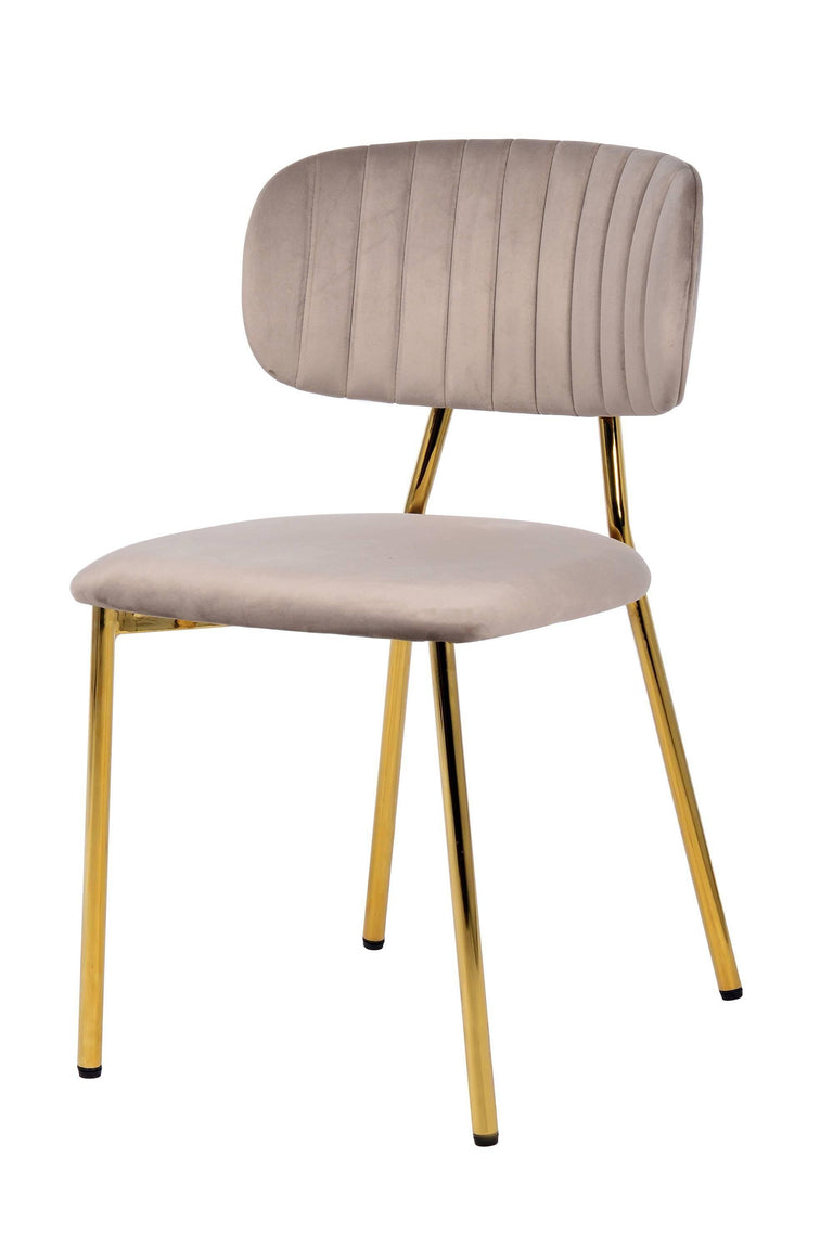 Set van 2 eetkamerstoelen Giselle velvet