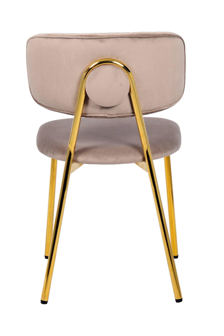 Set van 2 eetkamerstoelen Giselle velvet