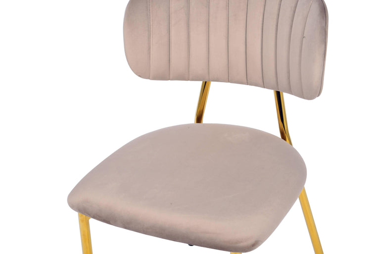 Set van 2 eetkamerstoelen Giselle velvet