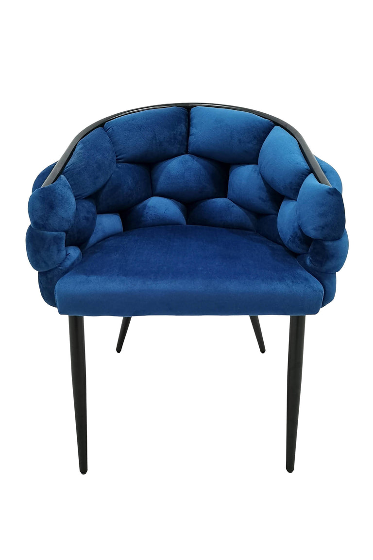 Set van 2 eetkamerstoelen Grace velvet