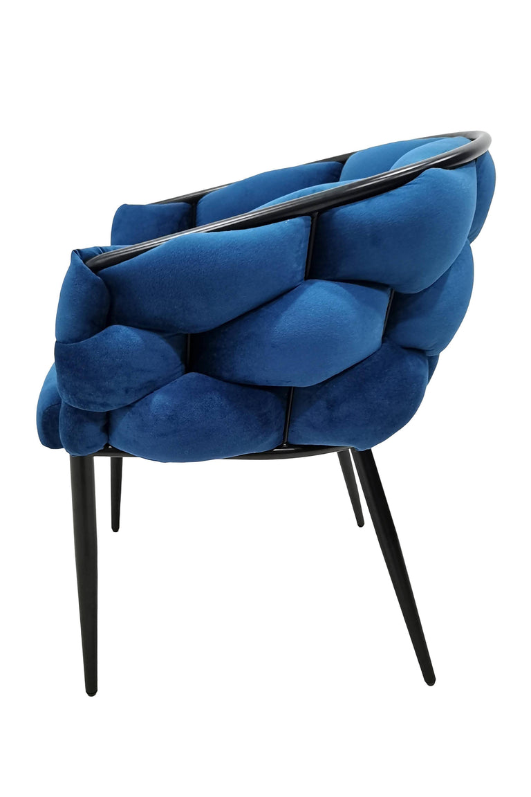 Set van 2 eetkamerstoelen Grace velvet